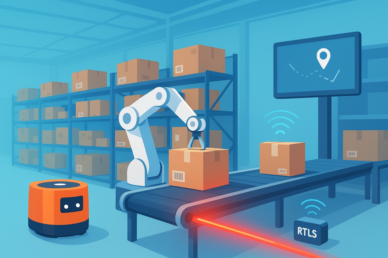 Automated Warehouse in Action